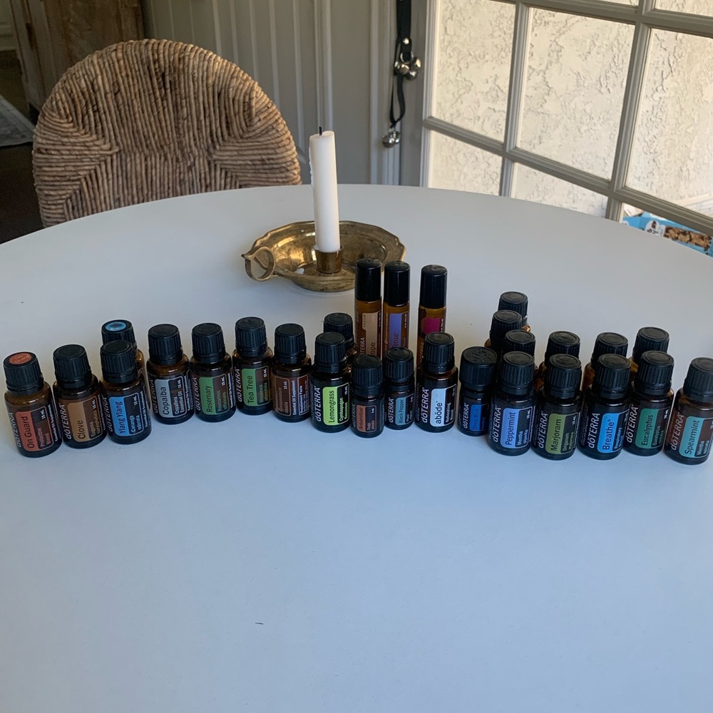 Doterra essential oils lot of 28 bottles